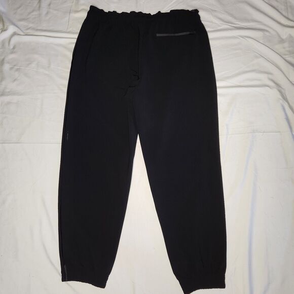 Athleta Womens 12 Metropolis Joggers Drawstring w/ Back Zipper Pocket Black - Picture 2 of 14